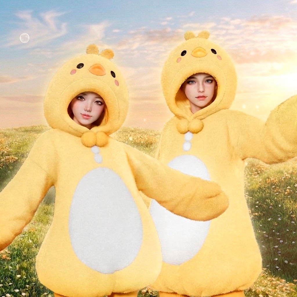 Fluffy Chick Hoodie